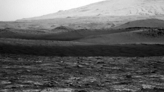 El rover Curiosity captó un demonio de polvo en Marte. Fuente: NASA.