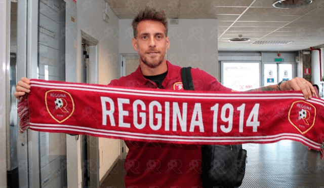 Universitario de deportes. Germán Denis podrá debutar con el Reggina en la Tercera División de Italia. Foto: Reggina.