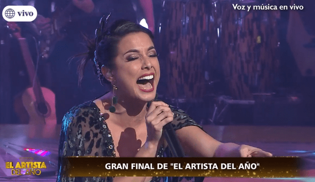Sandra Muente se coronó como la ganadora de “El artista del año”