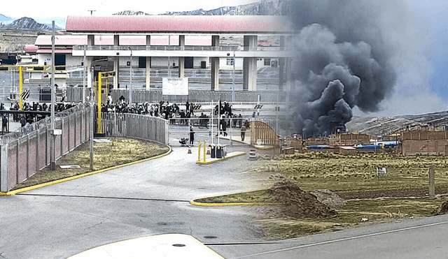 Centro de control de mercancías situado en la frontera de Perú con Bolivia fue incendiado. Foto: composición Fabrizio Oviedo - LR