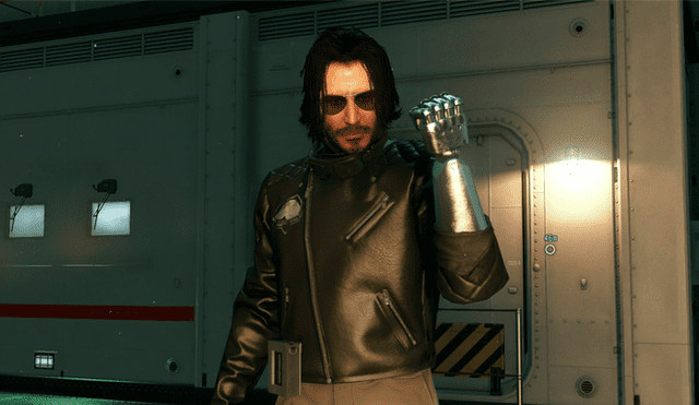 Ahora puedes jugar como Keanu Reeves (John Wick o Johnny Silverhand) en la última obra de Kojima en Konami, Metal Gear Solid V: The Phantom Pain.