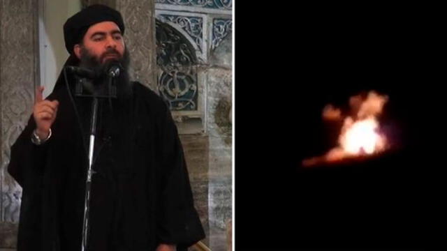 Abu Bakr al-Baghdadi se suicidó de una forma "cobarde" según el presidente Trump. Foto: captura