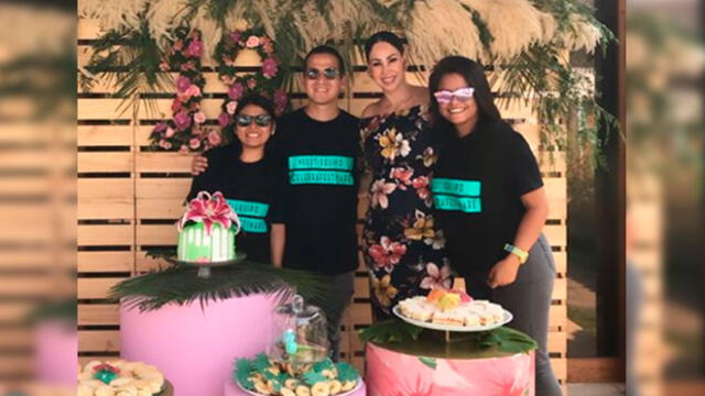 Melissa Loza celebra cumpleaños de su hija Flavia con Fiesta Luau
