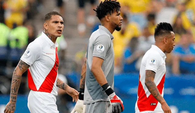 Perú vs. Brasil: Paolo Guerrero reprendió a Pedro Gallese. | Foto: ESPN