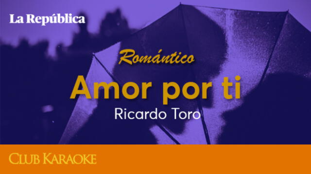 Amor por ti,  canción de Ricardo Toro