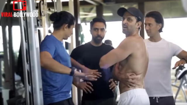 Hrithik Roshan, y su 'body transformation' para la película "WAR" de Bollywood. Fuente: Instagram