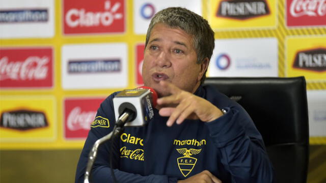 DT de Ecuador: “No estamos para pelear futbolísticamente contra Perú” [VIDEO]