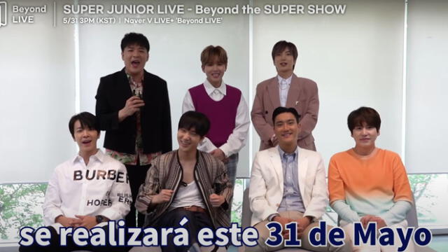 SUPER JUNIOR en Beyond Live Super Show vía V Live