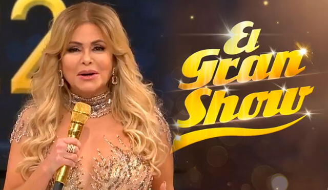 La conductora Gisela Valcárcel evalúa su permanencia en la televisión. Foto: captura/América TV/El gran show