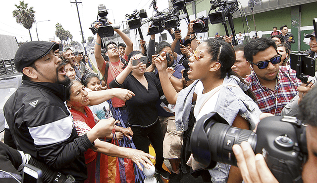 Keiko Fujimori permanece en el mismo lugar que estuvo Nadine Heredia