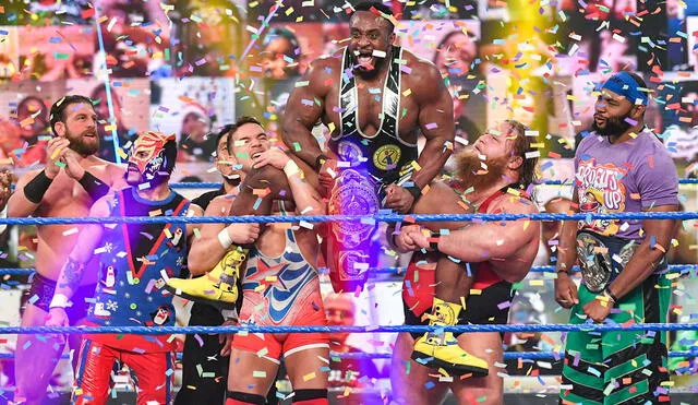 Big E derrotó a Sami Zayn en Friday Night SmackDown. Foto: WWE