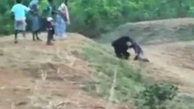 YouTube: Hombre intenta tomarse un ‘selfie’ con un oso y ocurre lo impensado [VIDEO]