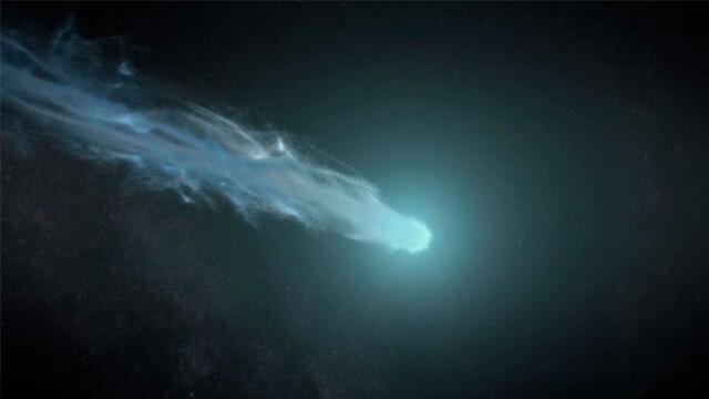 El cometa 'Borisov' ha entrado al Sistema Solar. Captura de video / Referencial.