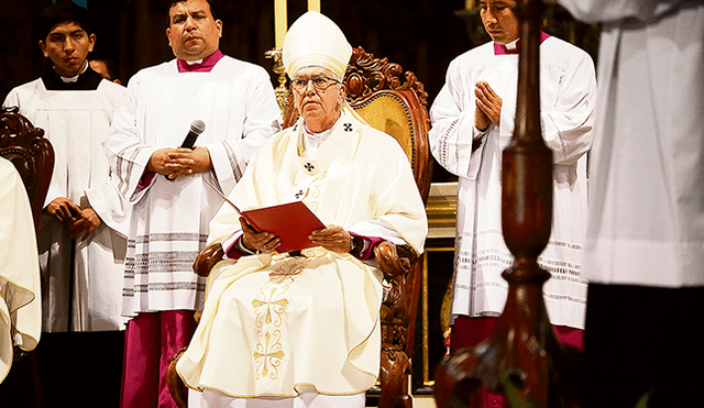 Te Deum. Cardenal hará ritual con jefe del Estado a distancia. Foto: La República.