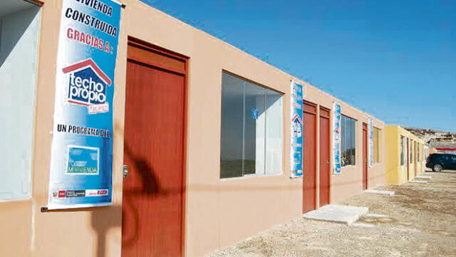 OFERTA. El program Techo Propio financia la construcción en terreno propia o la compra de una vivienda nueva en Arequipa