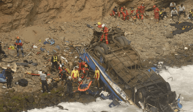 Pasamayo: Fiscalía abre investigación para determinar causas del accidente