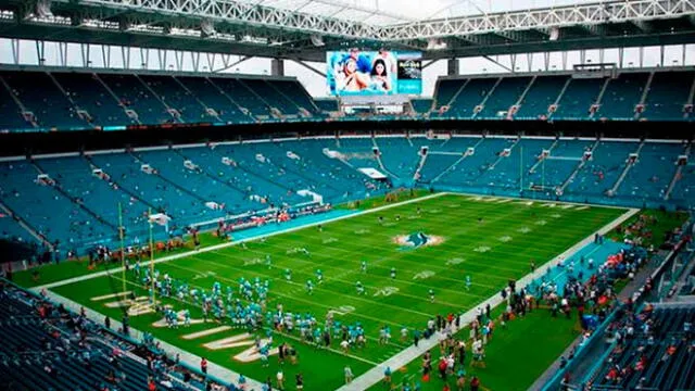 Super Bowl 2020 será en el Hard Rock Stadium. Foto: Hard Rock Stadium