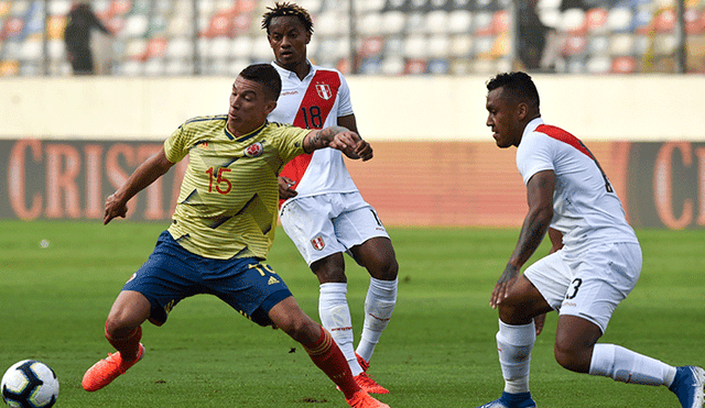 Perú vs. Colombia: Mateus Uribe abrió el marcador con polémico gol [VIDEO]