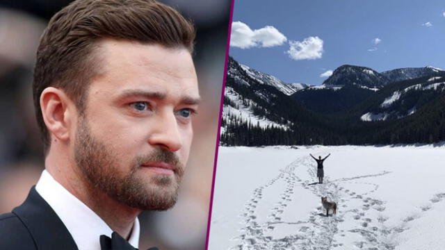 Justin Timberlake compartió la impresionante imagen en su cuenta de Instagram.