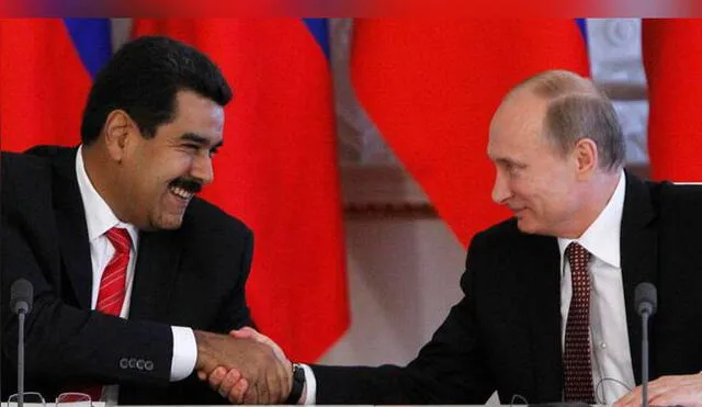 Nicolás Maduro y Vladimir Putin. Foto: EFE