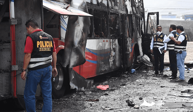 Incendio de bus en Fiori: se registraron 17 personas fallecidas 