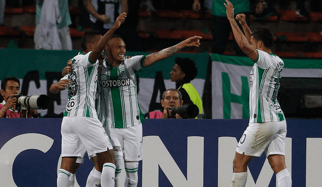 Atlético Nacional goleó 3-0 a Huracán y prácticamente aseguró su clasificación a la segunda fase de la Copa Sudamericana 2020. | Foto: EFE