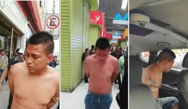 Centro de Lima: Comerciantes capturan a delincuente que robó minutos antes [VIDEO]