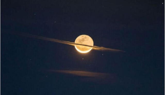 Francisco Sojuel fue quien tomó esta imagen única de la Luna. Foto: Instagram