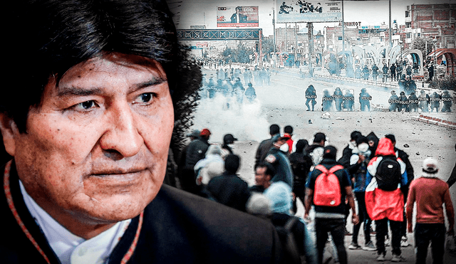 El expresidente de Bolivia, Evo Morales, volvió a referirse al Perú tras prohibirse su ingreso a territorio nacional, y en el marco del aumento de fallecidos en las protestas. Foto: composición LR/Jazmin Ceras/AFP/EFE