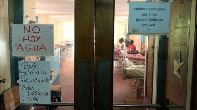 Los hospitales en Venezuela están prácticamente abandonados por el régimen de Nicolás Maduro. Foto: Difusión