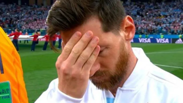 El gesto de Messi en el himno argentino que sigue causando polémica en el mundo [VIDEO]