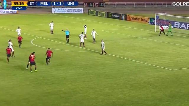 Universitario vs Melgar: Bernardo Cuesta apareció para empatar el marcador [VIDEO]