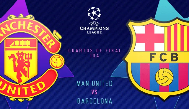 Barcelona venció 1-0 al Manchester United por la ida de cuartos de Champions League [RESUMEN]