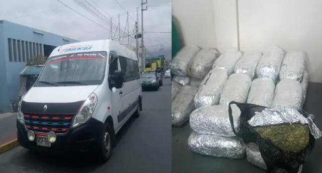 Madre e hijo transportaban maleta con 14 kilos de droga en la vía Arequipa - Ilo.