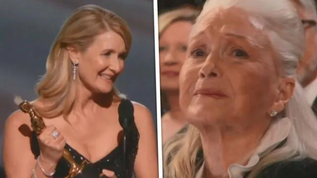 Laura Dern conmueve a su madre al dedicarle su premio Oscar: "comparto esto con mis héroes".