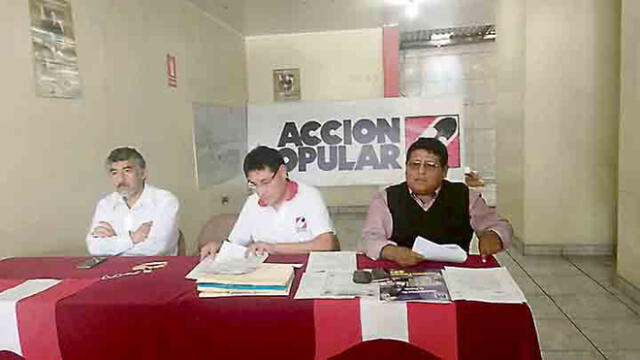 Acción Popular se queda sin candidatos en Tacna por disputas internas