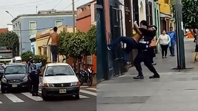Barranco: joven crea disturbios al subirse a techo de su vehículo [VIDEO]
