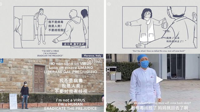 El video musical refleja escenas virales de lo que vive China tras el brote de Coronavirus.