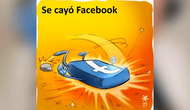 Facebook: usuarios crean memes que se burlan de la caída mundial de la red social [FOTOS]