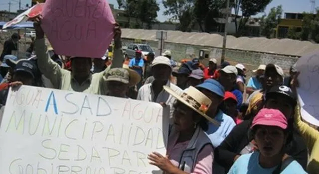 Arequipa: En Mollendo denunciarán a Sedapar por sorpresivo corte de agua