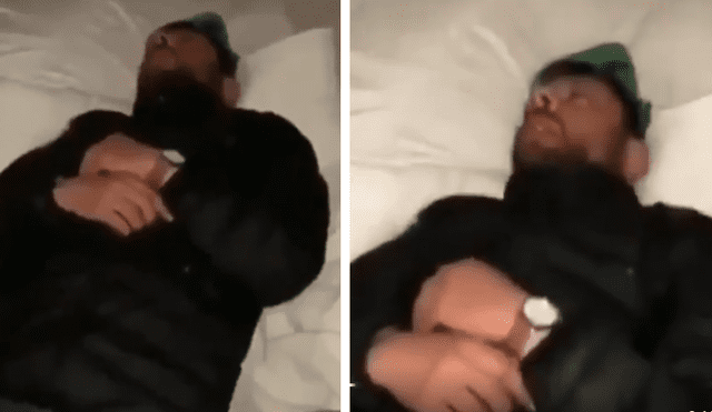 Facebook viral: ebrio se queda dormido y le juega terrible broma que lo deja en shock [VIDEO]