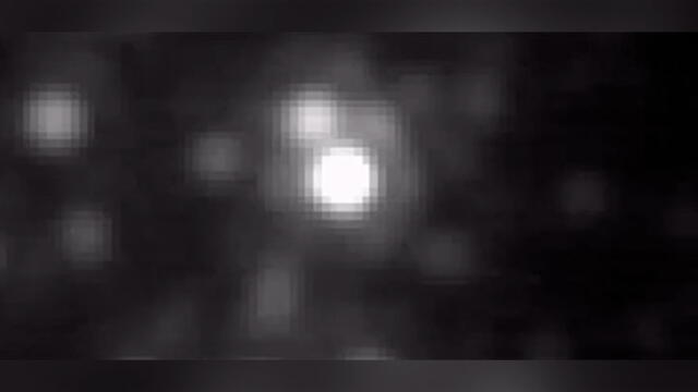 Destello del agujero negro Sagitario A. Imagen captada por T.Do y su equipo en el Observatorio Keck.
