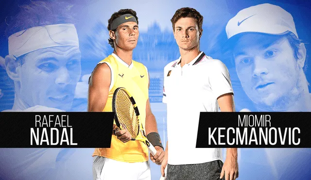 Rafael Nadal vs. Miomir Kecmanović por el ATP de Australia.