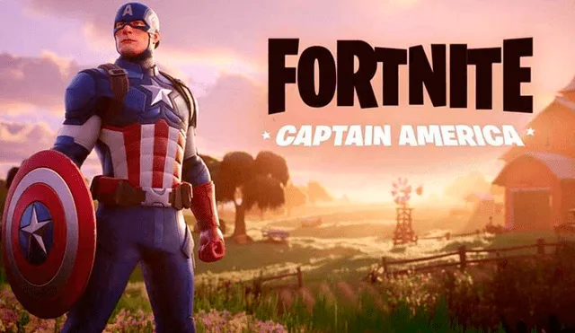Se filtra la llegada del Capitán América a Fortnite. Foto: Fortnite.