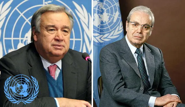 El secretario general de la ONU, Antonio Guterres, se pronunció por la muerte de Javier Pérez de Cuellar.