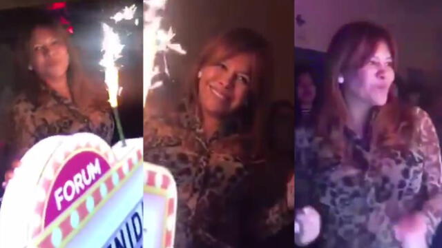 Al estilo de Sheyla Rojas, la periodista Magaly Medina sorprende con fiesta en Arequipa. Fuente: Instagram