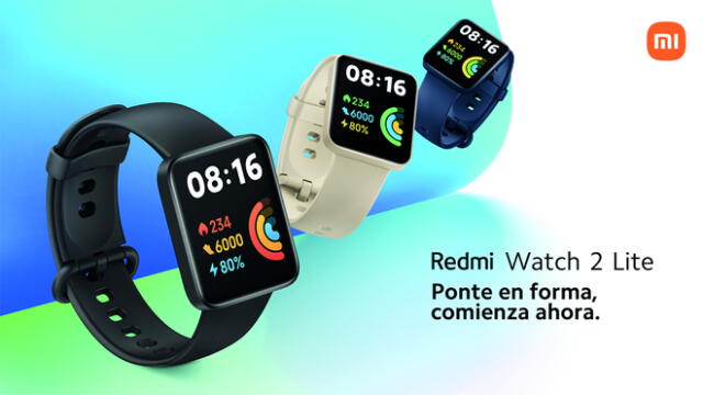 Conoce las funciones del nuevo Redmi Watch 2 Lite. Foto: Xiaomi