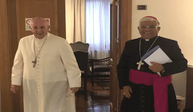 Monseñor Miguel Cabrejos se reunió con el Papa Francisco [FOTOS]