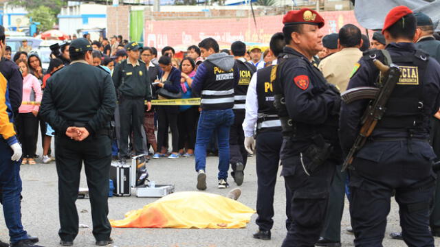 Trujillo: Asesinan a dos personas frente a mercado de Florencia de Mora