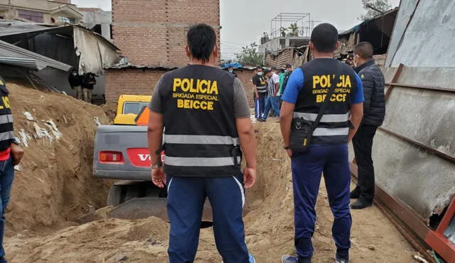 El túnel estaba a punto de ser concluido luego de más de año y medio de trabajo. La Policía Nacional tiene cercada la zona. Foto: Grace Mora / URPI - GLR